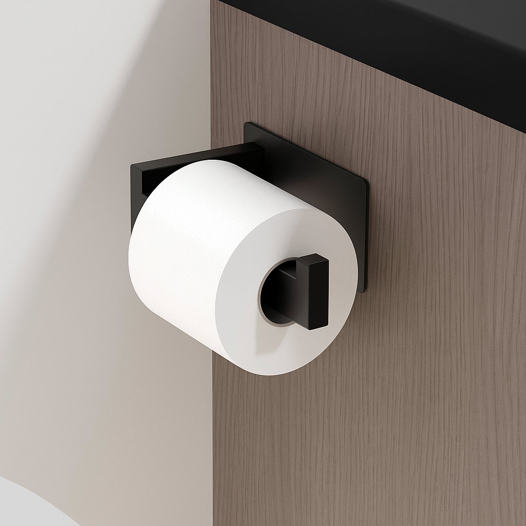 TOILET PAPER HOLDER - NO DRILL